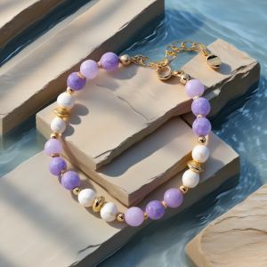 Lavender Dawn Pearl Strand