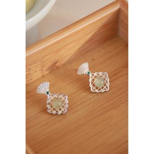 Hotan Jade Earrings