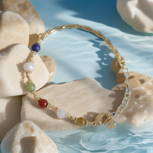 Aurora’s Ethical Gem & Bamboo Bracelet