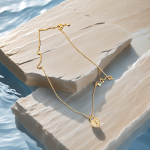 Stellar Heart Lock Necklace